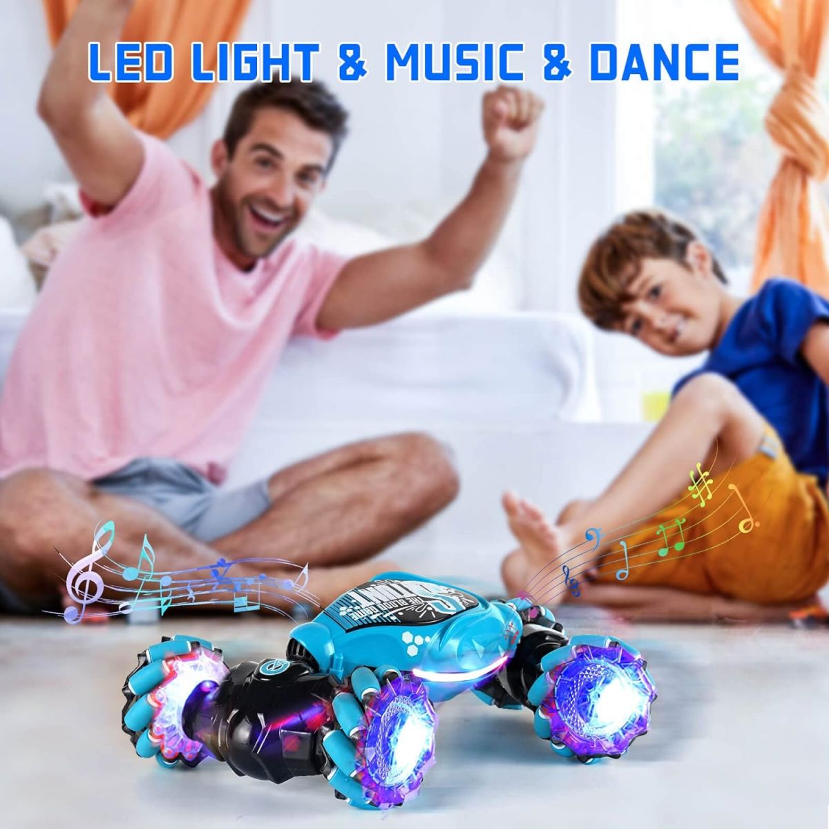 Coche teledirigido 4WD RC con sensor de gestos de acrobacias