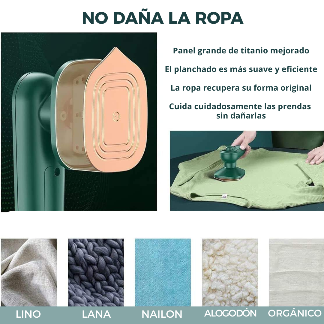 Mini plancha vapor portátil