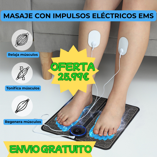 Alfombrilla EMS para Pies – Circulación y Alivio del Dolor