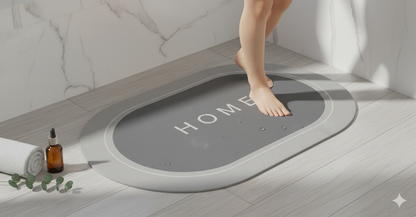 Alfombra de Baño Ultra-Absorbente «Velour Cloud» – Gris Antracita