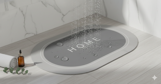 Alfombra de Baño Ultra-Absorbente «Velour Cloud» – Gris Antracita