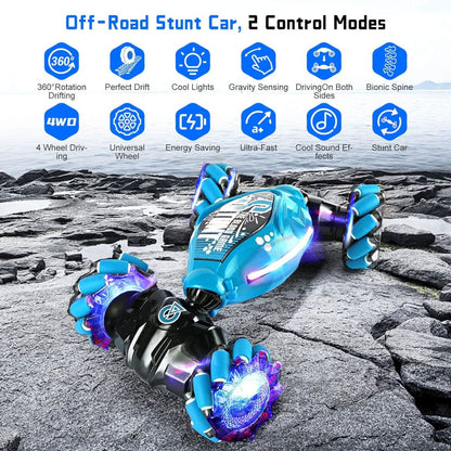 Coche teledirigido 4WD RC con sensor de gestos de acrobacias