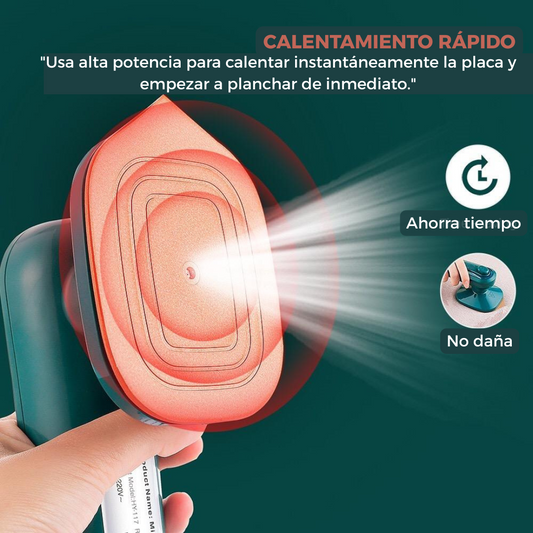 Mini plancha vapor portátil